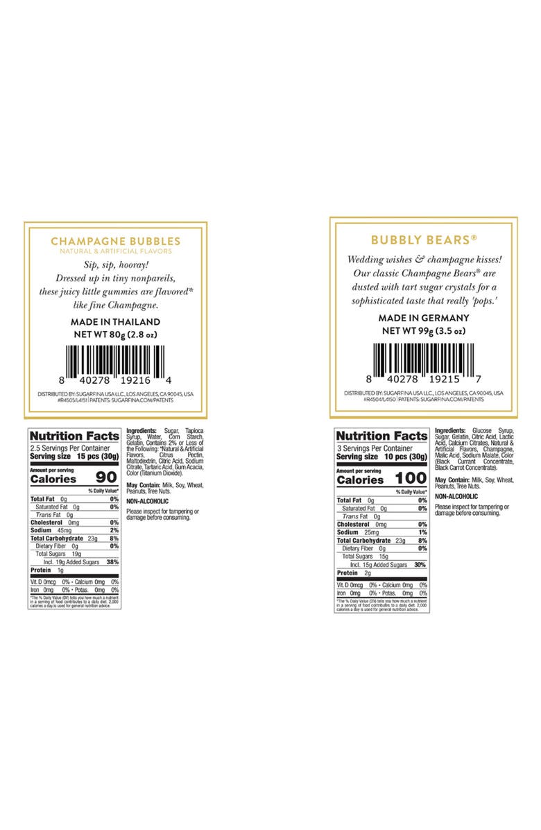 sugarfina Mrs. & Mrs. A Toast to Love Bento Box Bundle, Alternate, color,