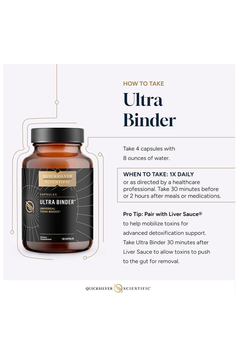 Ultra Binder Bentonite Clay Zeolite and Charcoal Capsules, Alternate, color, None
