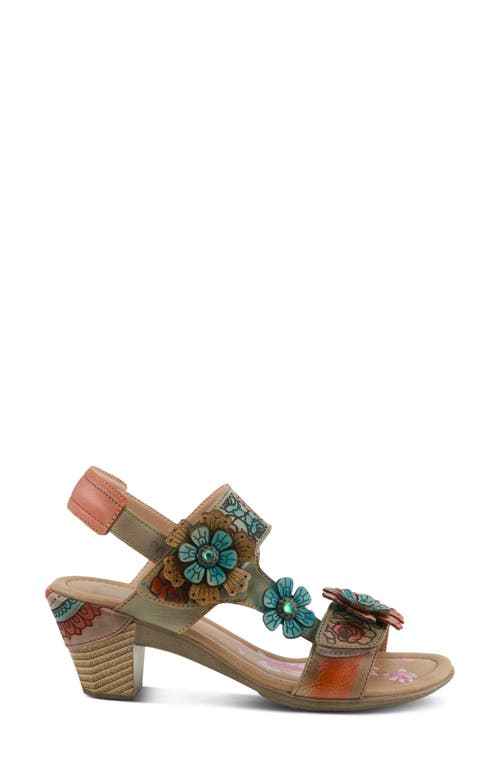 L'artiste By Spring Step Salira Slingback Sandal In Grey Multi