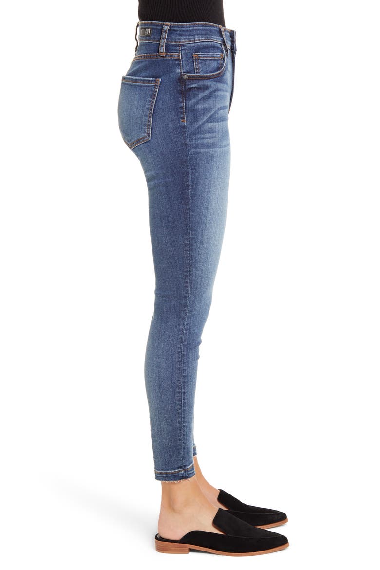 Donna High Waist Ankle Skinny Jeans, Alternate, color, ASTER