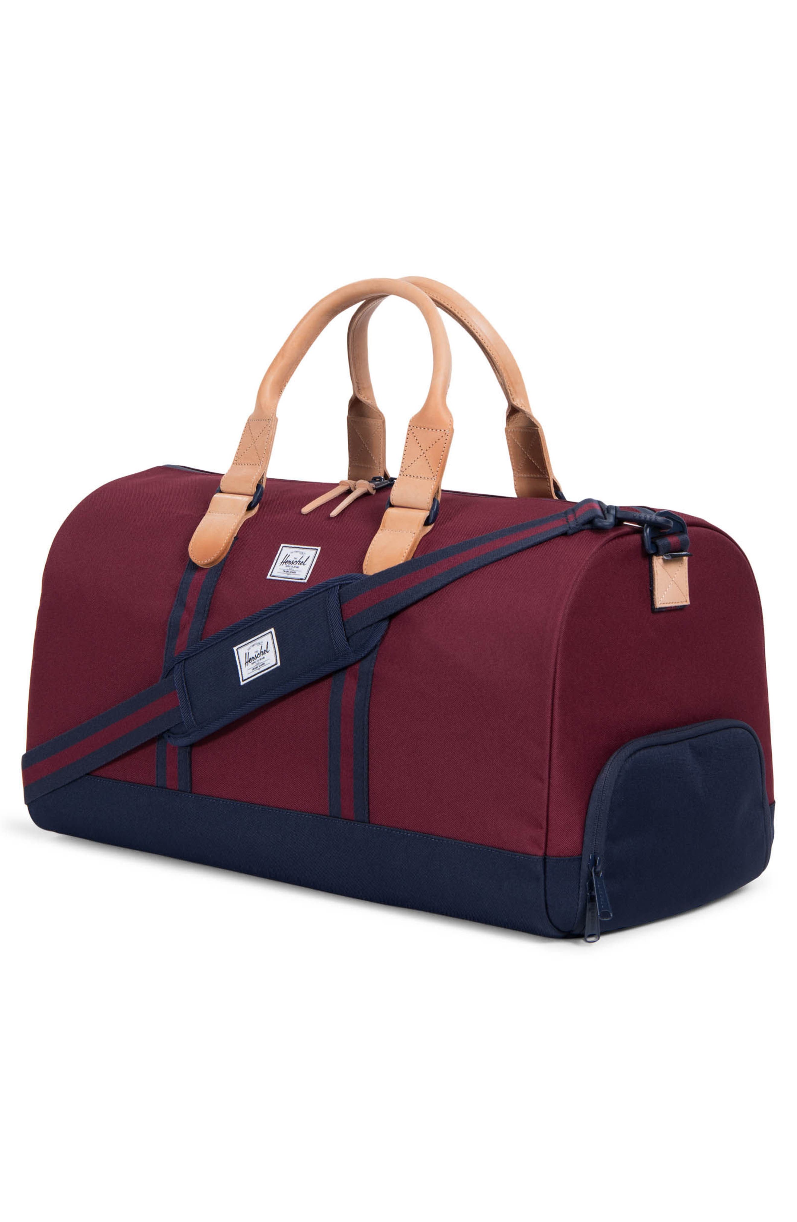 Novel Duffle Bag (Nordstrom Exclusive), Alternate, color, WINDSOR WINE