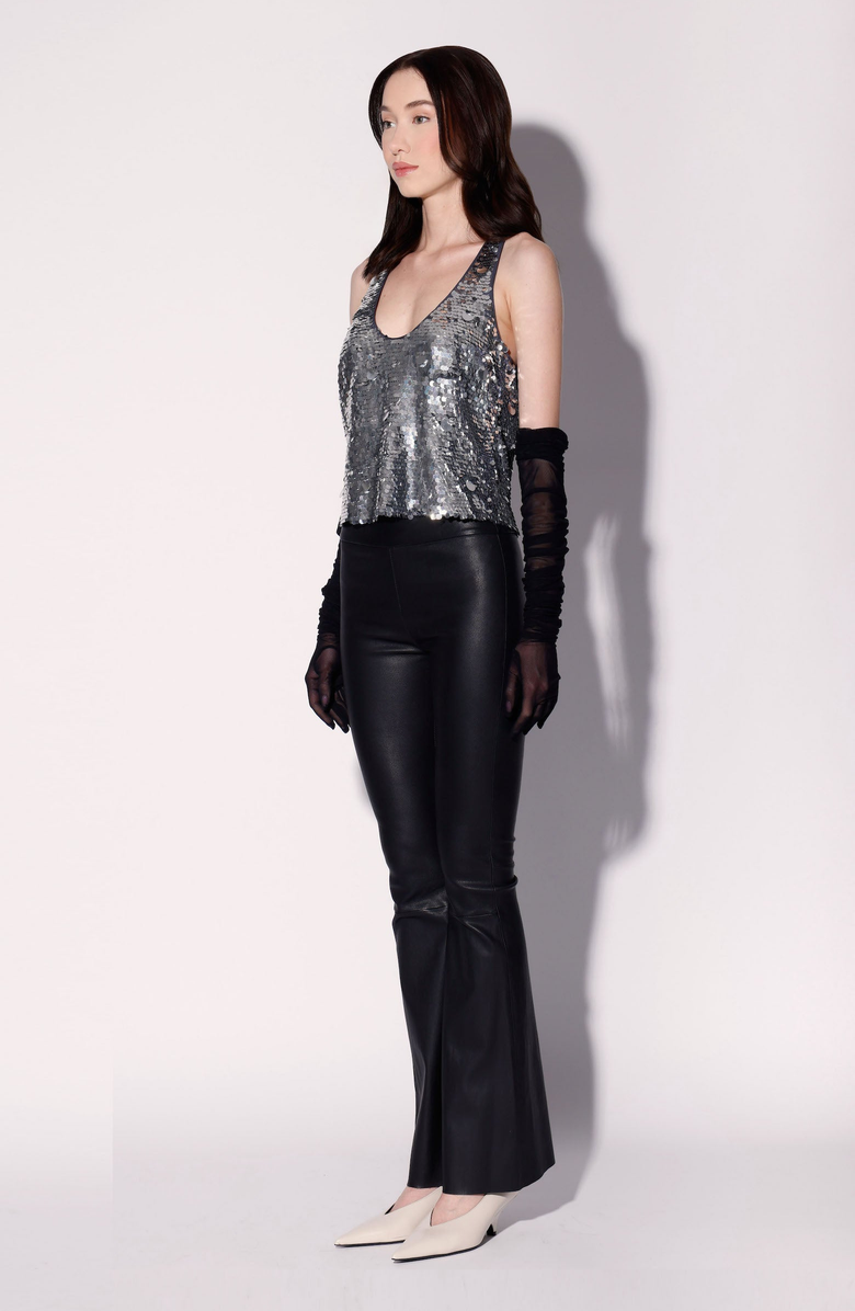 Walter Baker Destiny Top, Alternate, color, Silver Sequin