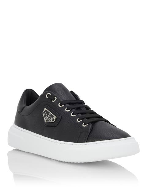 Leather Lo-Top Sneakers Iconic Plein Unisex