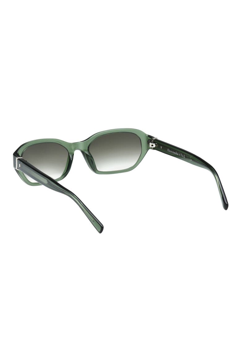 52mm Oval Sunglasses, Alternate, color, LIGHT GREEN / GRADIENT GREEN