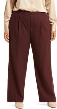 Vince Flannel Easy Pull-On Pants