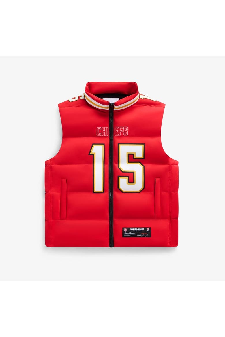 Unisex Patrick Mahomes Red Kansas City Chiefs Player Puffer Vest, Main, color, Red