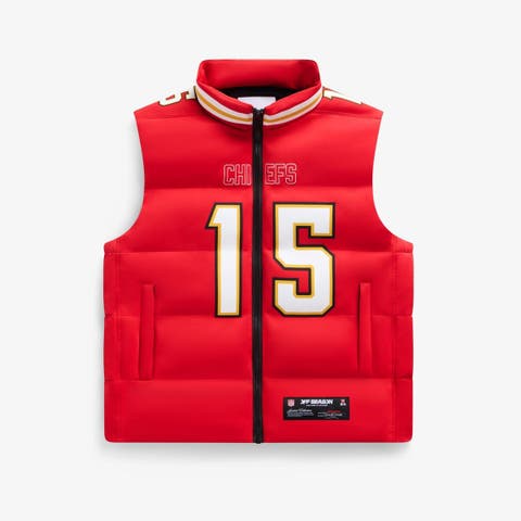 Unisex Patrick Mahomes Red Kansas City Chiefs Player Puffer Vest