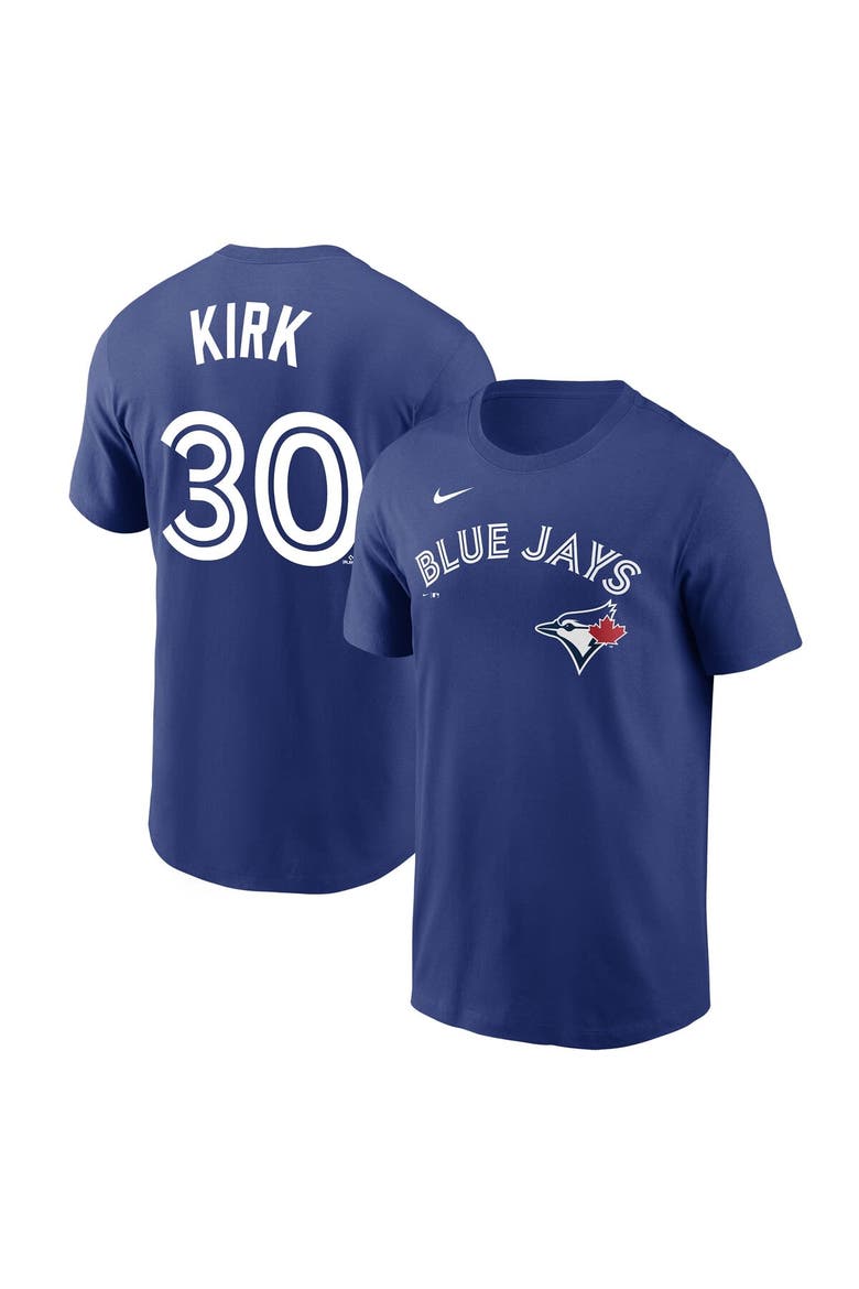 Men's Nike Alejandro Kirk Royal Toronto Blue Jays Player Name & Number T-Shirt, Main, color, Royal