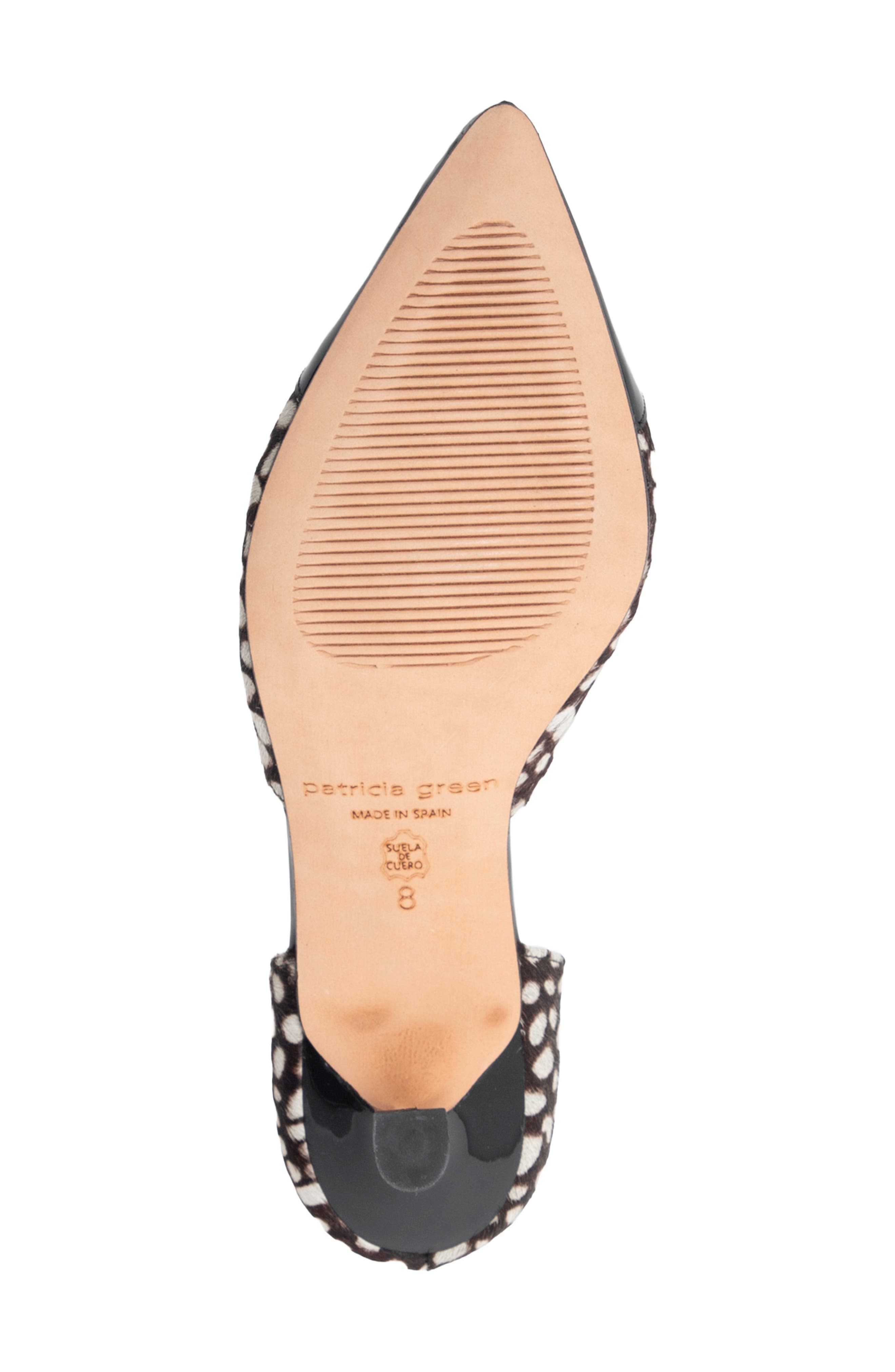 Ravello Genuine Calf Hair d'Orsay Pump, Alternate, color, BLACK/WHITE SPOTTED HAIRCALF