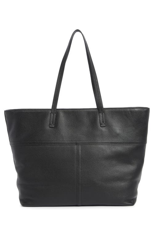 Rag & Bone Bryant Leather Tote Bag In Black