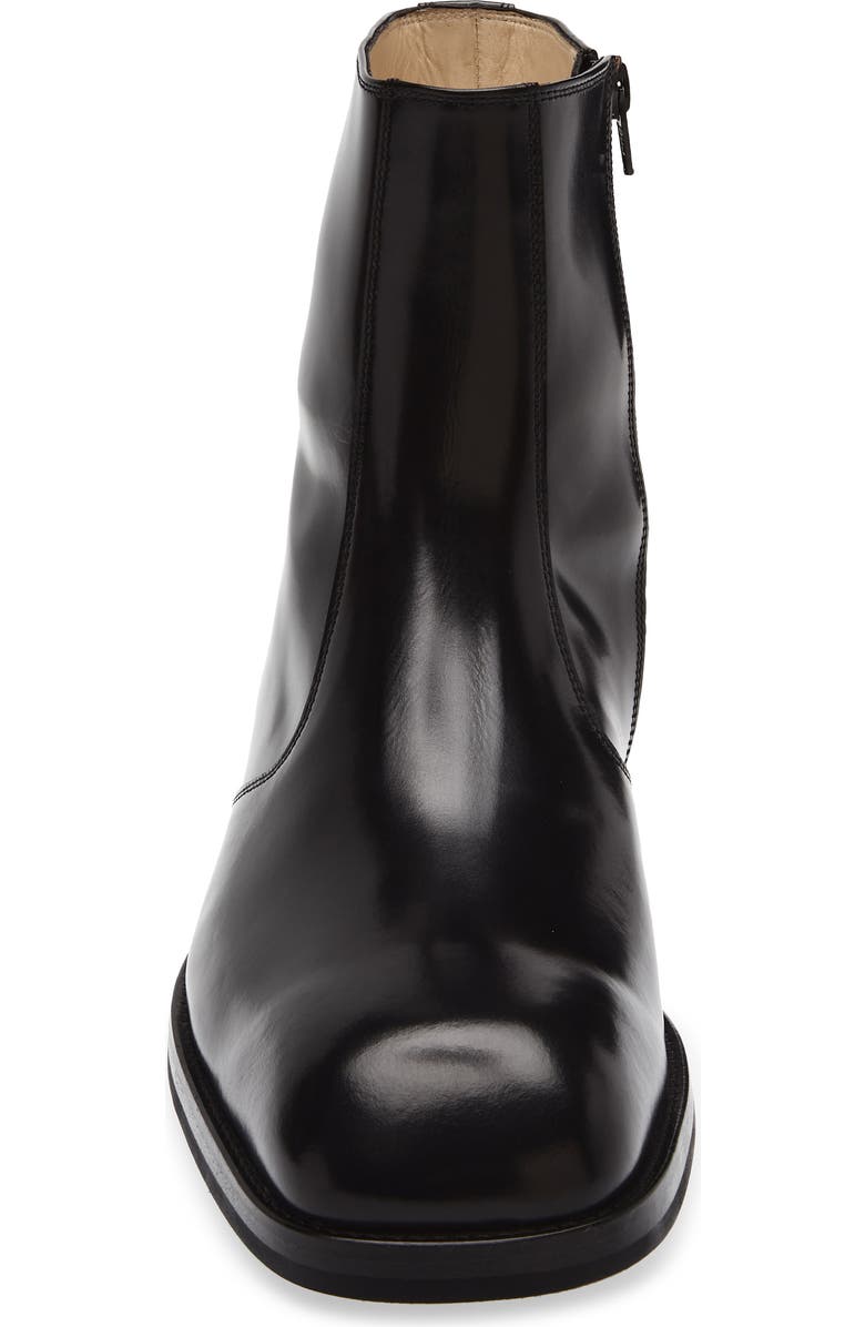 Lemaire Zipped Ankle Boot, Alternate, color, Black