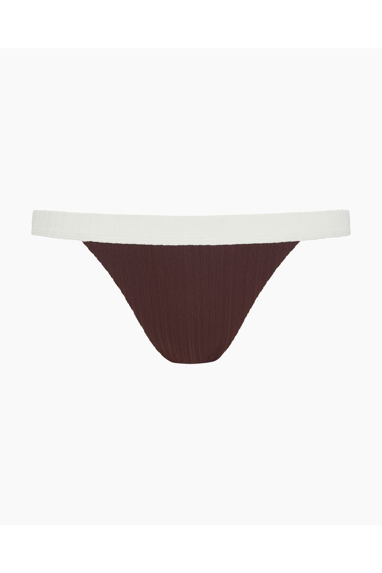 Leila Bikini Bottom, Alternate, color, Cacao/Egret