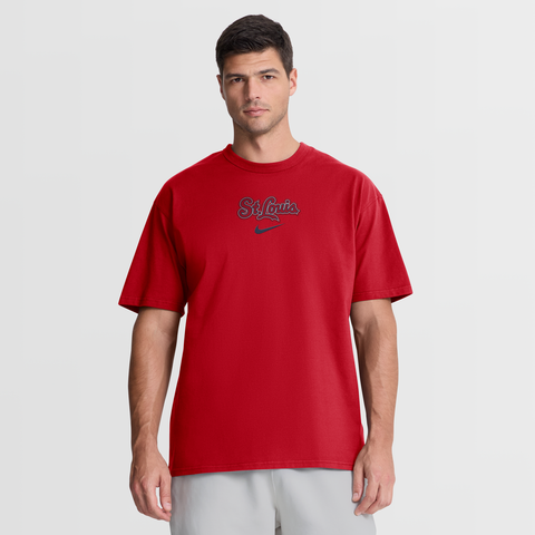 Men's Nike Red St. Louis Cardinals City Name Max90 T-Shirt