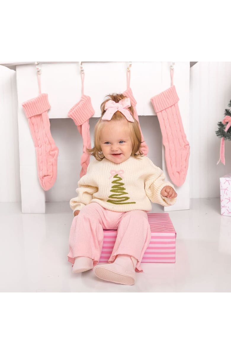 Sweet Wink Christmas Tree Knit Sweater, Alternate, color, 