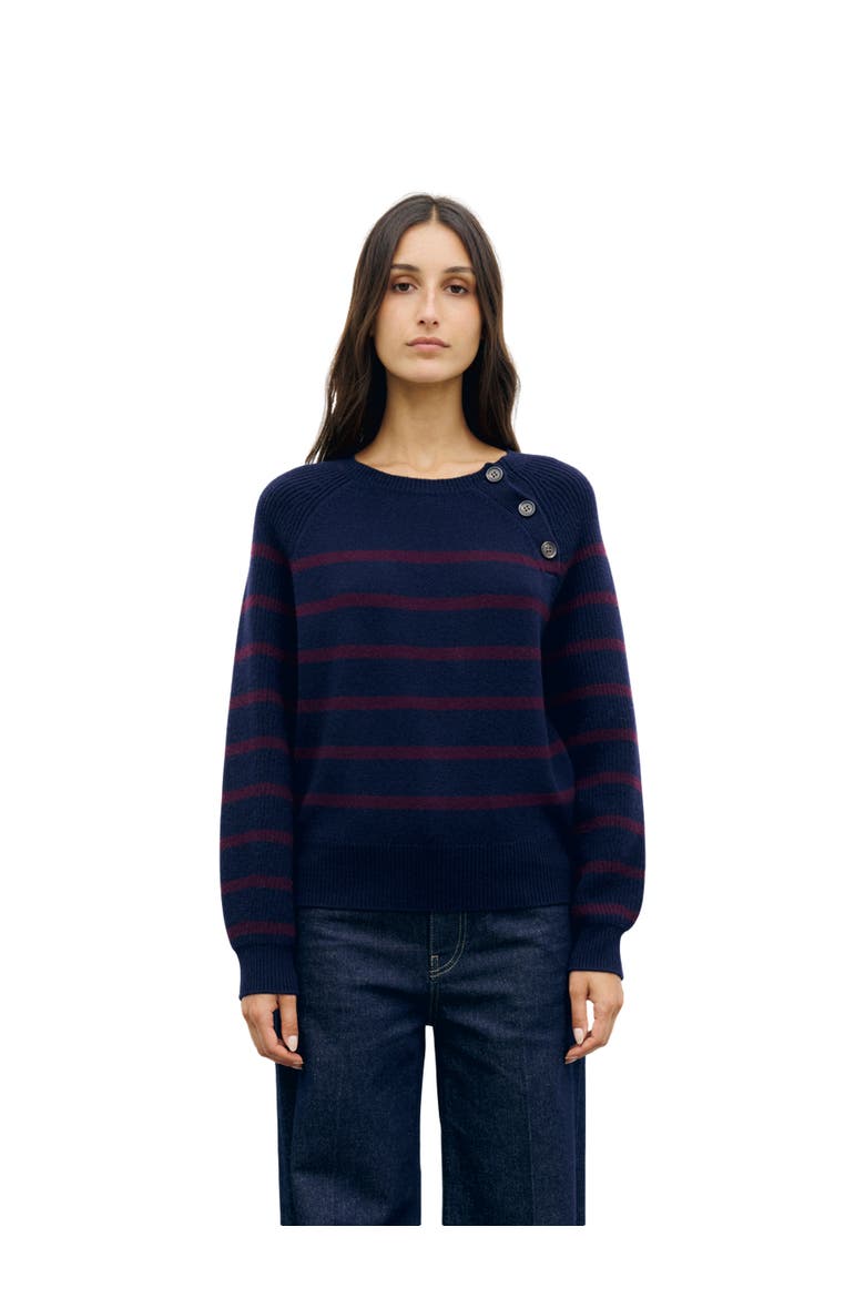 Reny Merino Wool Jumper, Main, color, Navy Blue