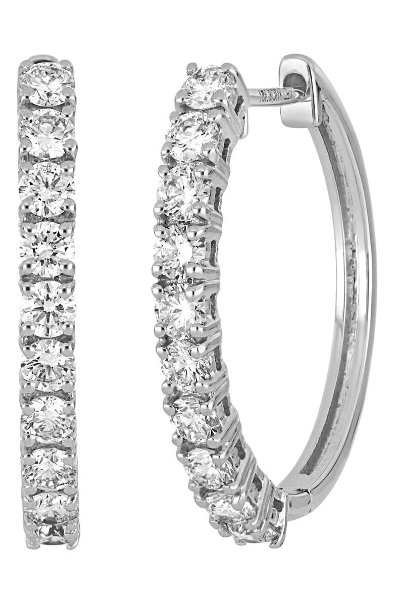Bony Levy Audrey Diamond Huggie Hoop Earrings, Main, color, 