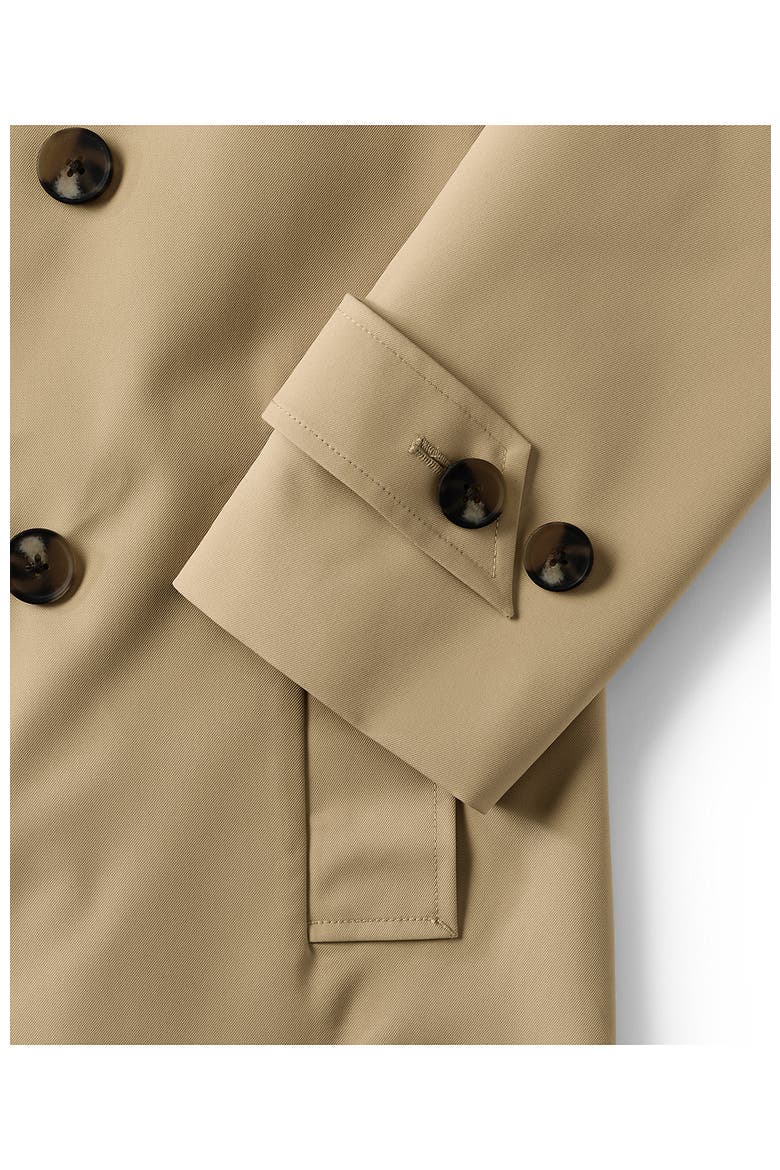 Plus Size Squall Waterproof Modern Trench Raincoat, Alternate, color, Desert Tan