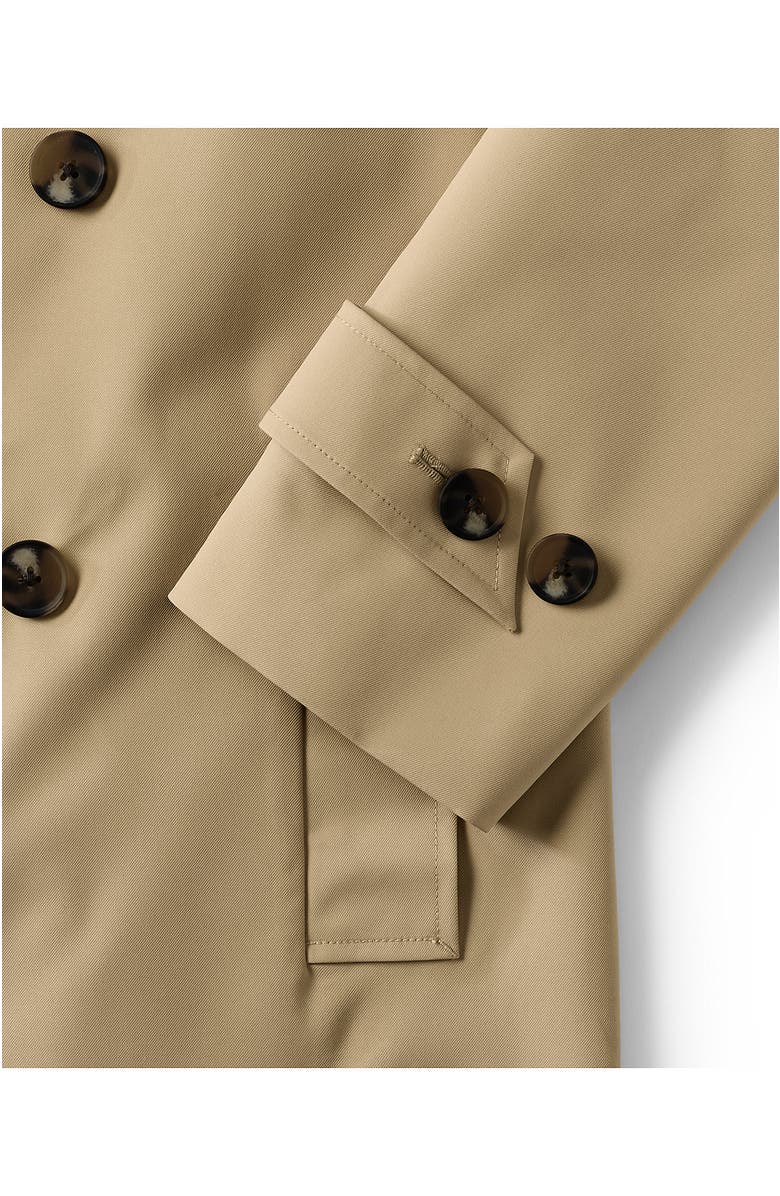 Lands' End Squall Waterproof Modern Trench Coat, Alternate, color, Desert Tan