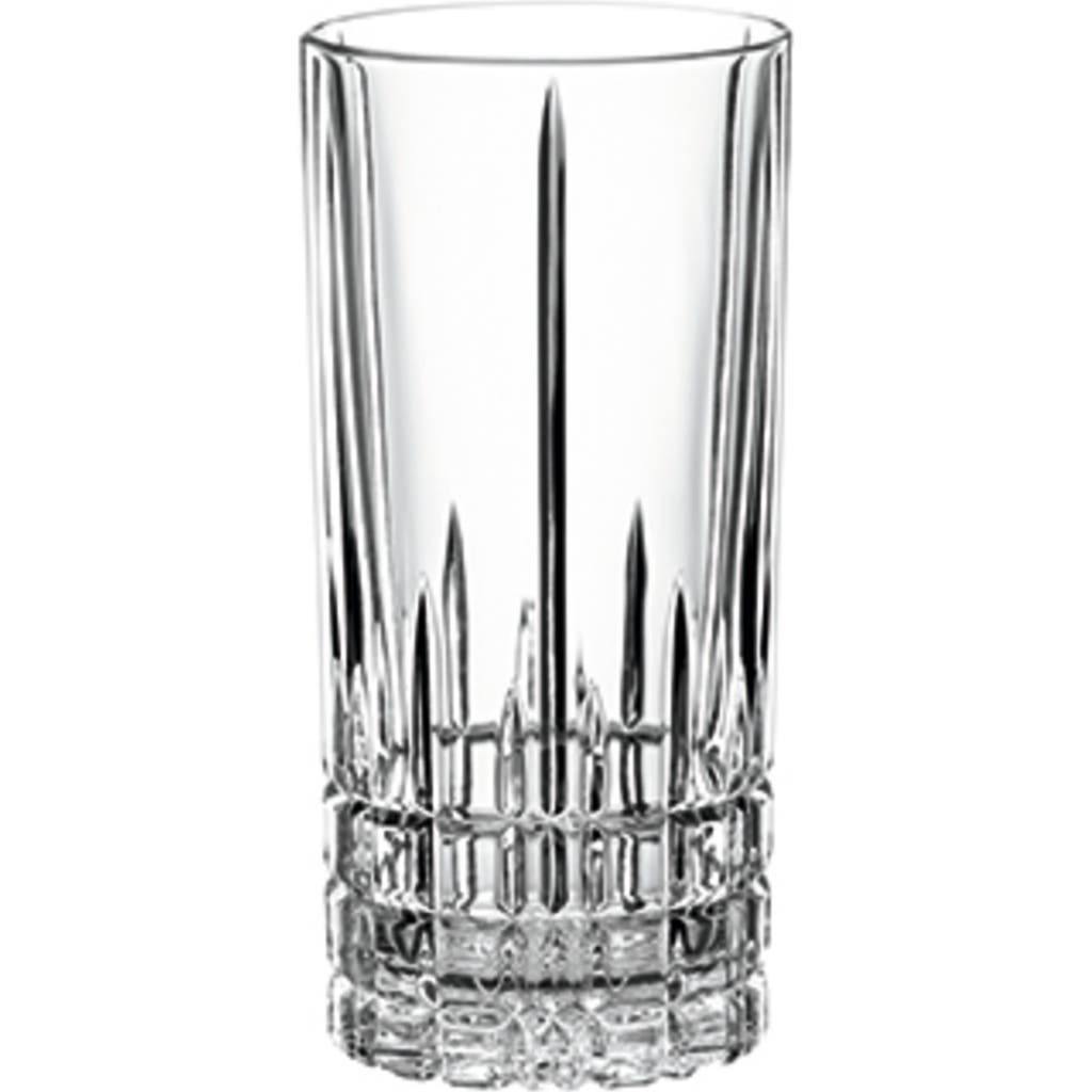 Spiegelau Perfect Longdrink Glasses Set Of 12 In Transparent