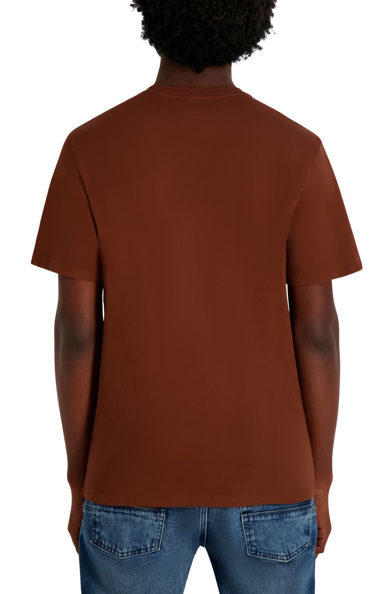 KARL LAGERFELD PARIS Outerline Karl Cotton Graphic T-Shirt, Alternate, color, Cappuccino