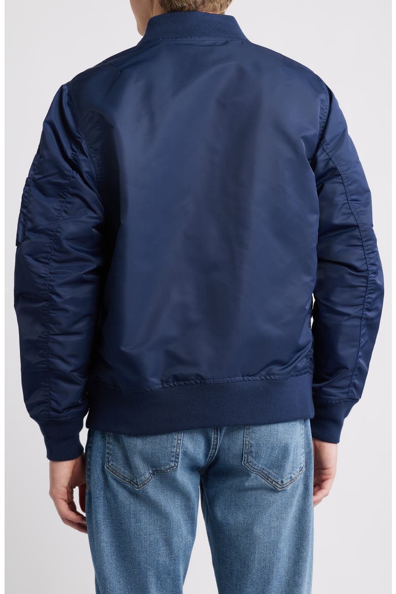 MA-1 Satin Flight Jacket, Alternate, color, NAVY