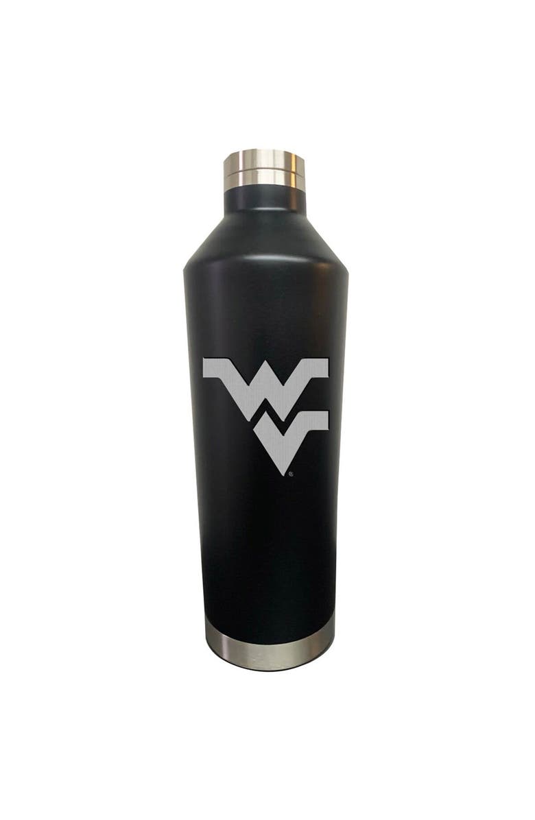 THE MEMORY COMPANY Black West Virginia Mountaineers 26oz. Primary Logo Water Bottle, Main, color, 
