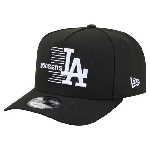 Men's New Era  Black Los Angeles Dodgers Motion A-Frame 9FIFTY Snapback Hat