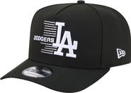 New Era Men's New Era Black Los Angeles Dodgers Motion A-Frame 9FIFTY Snapback Hat