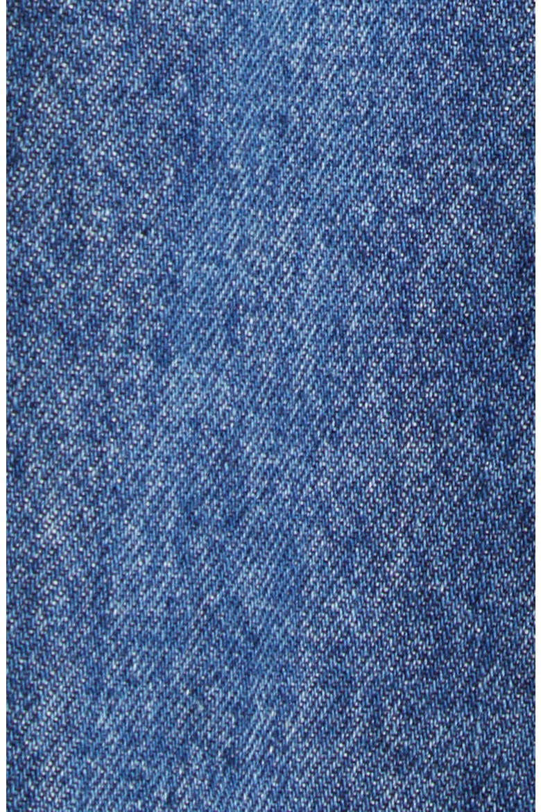 Cocoon Crop Denim Shirt Jacket, Alternate, color, MEDIUM BLUE