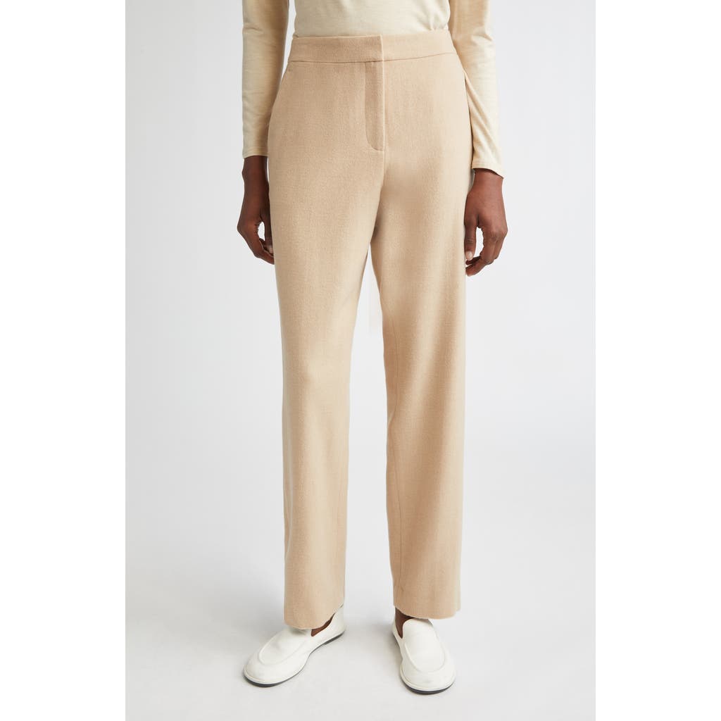 Lafayette 148 New York Clinton Camel Hair Ankle Pants In Neutral