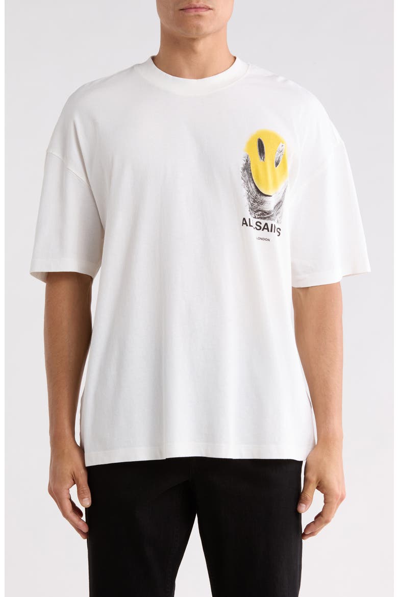Partywave Graphic T-Shirt, Main, color, CHALK WHITE