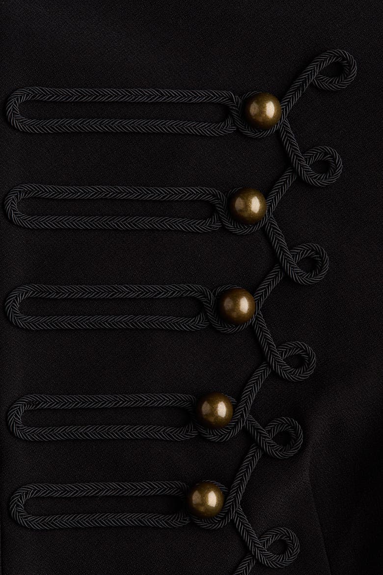 Crêpe Jersey Jacket, Alternate, color, Black