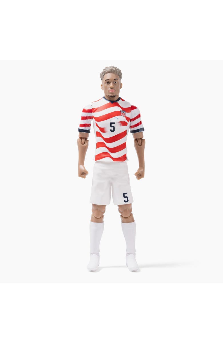 Banbo Toys Sockers 2026 USMNT Antonee Robinson Home Jersey 8" Soccer Action Figure, Main, color, Red