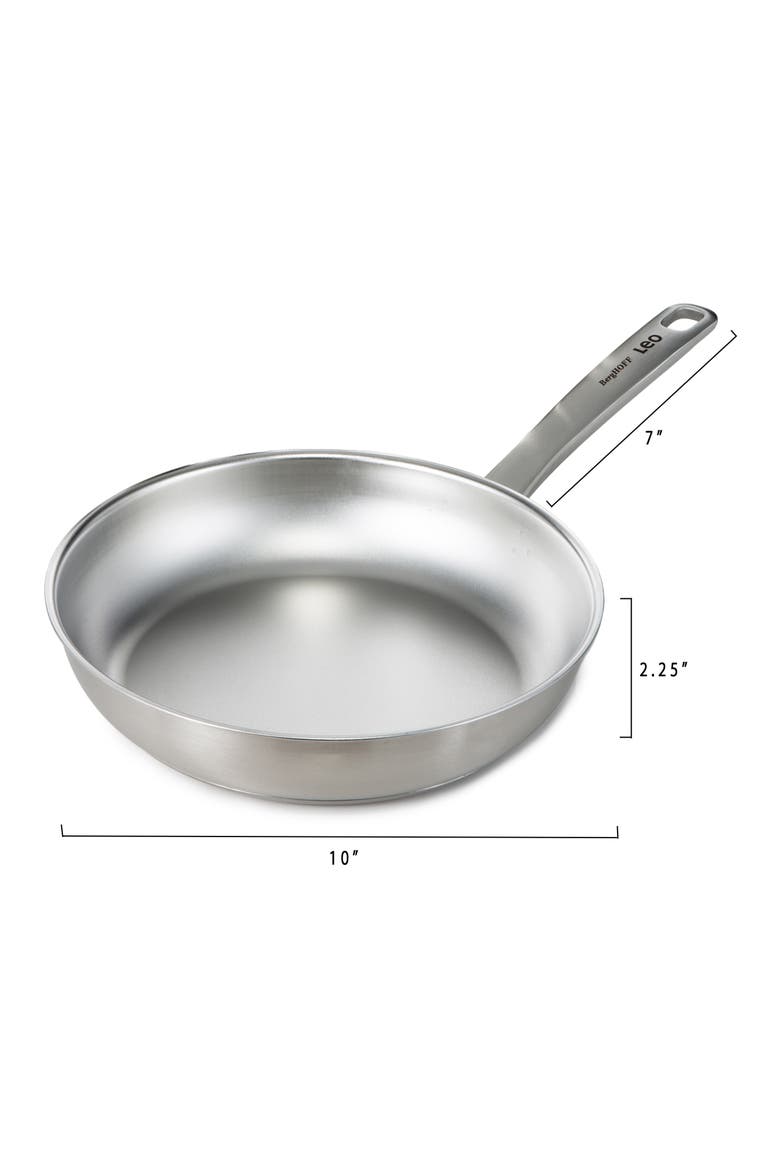 Leo Graphite 10-Inch Fry Pan, Alternate, color, GREY