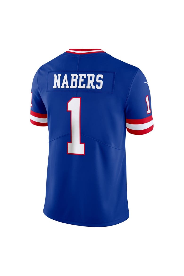 Men's Nike Malik Nabers Royal New York Giants Alternate 2 Legacy Vapor Untouchable Limited Jersey, Alternate, color, Royal