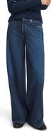 rag & bone rb Miramar Sofie High Waist Ankle Wide Leg Terry Sweatpant Jeans