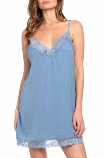 In Bloom by Jonquil June Lace Trim Satin Chemise