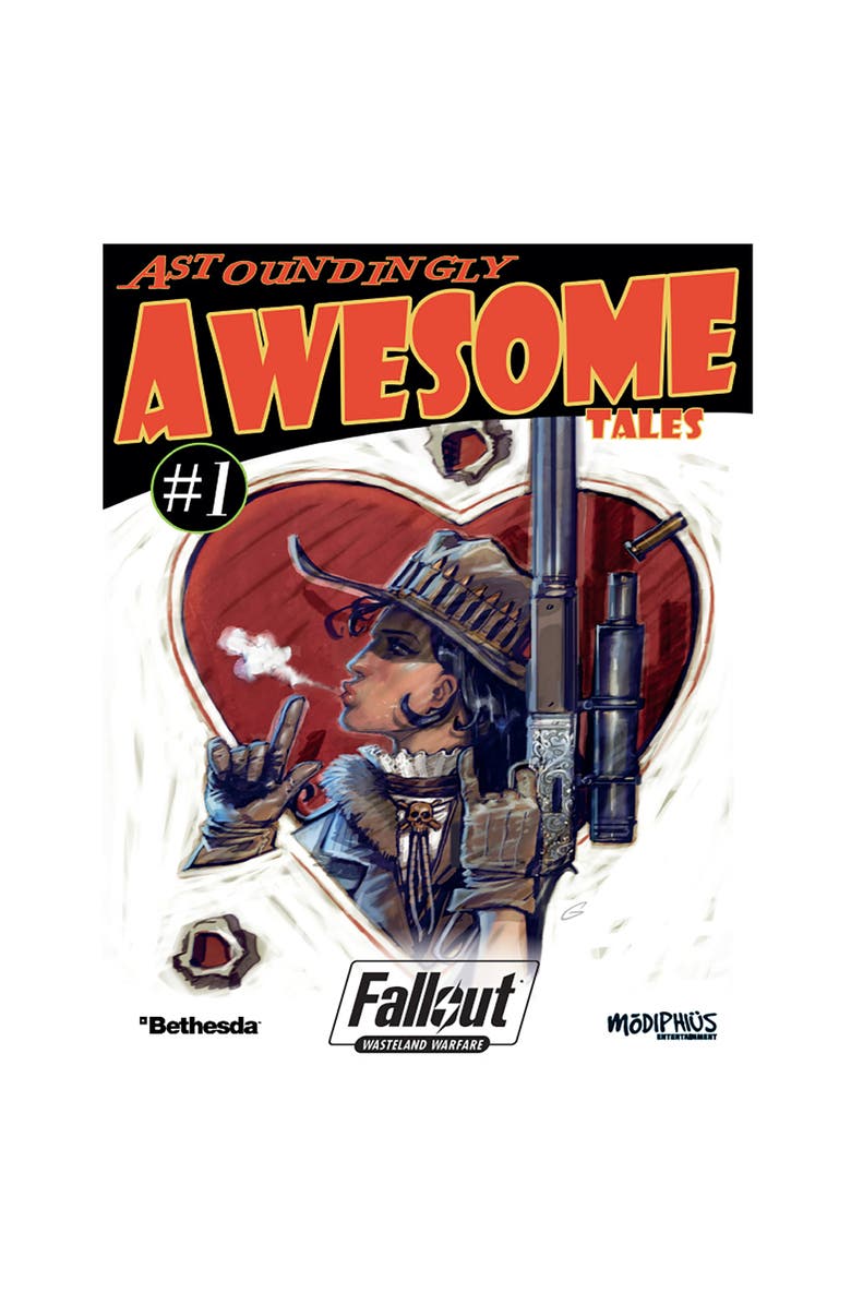 Impressions FalloutWasteland Warfare, Astoundingly Awesome Tales, Chapter 1 Expansion Book, Alternate, color, Multicolored