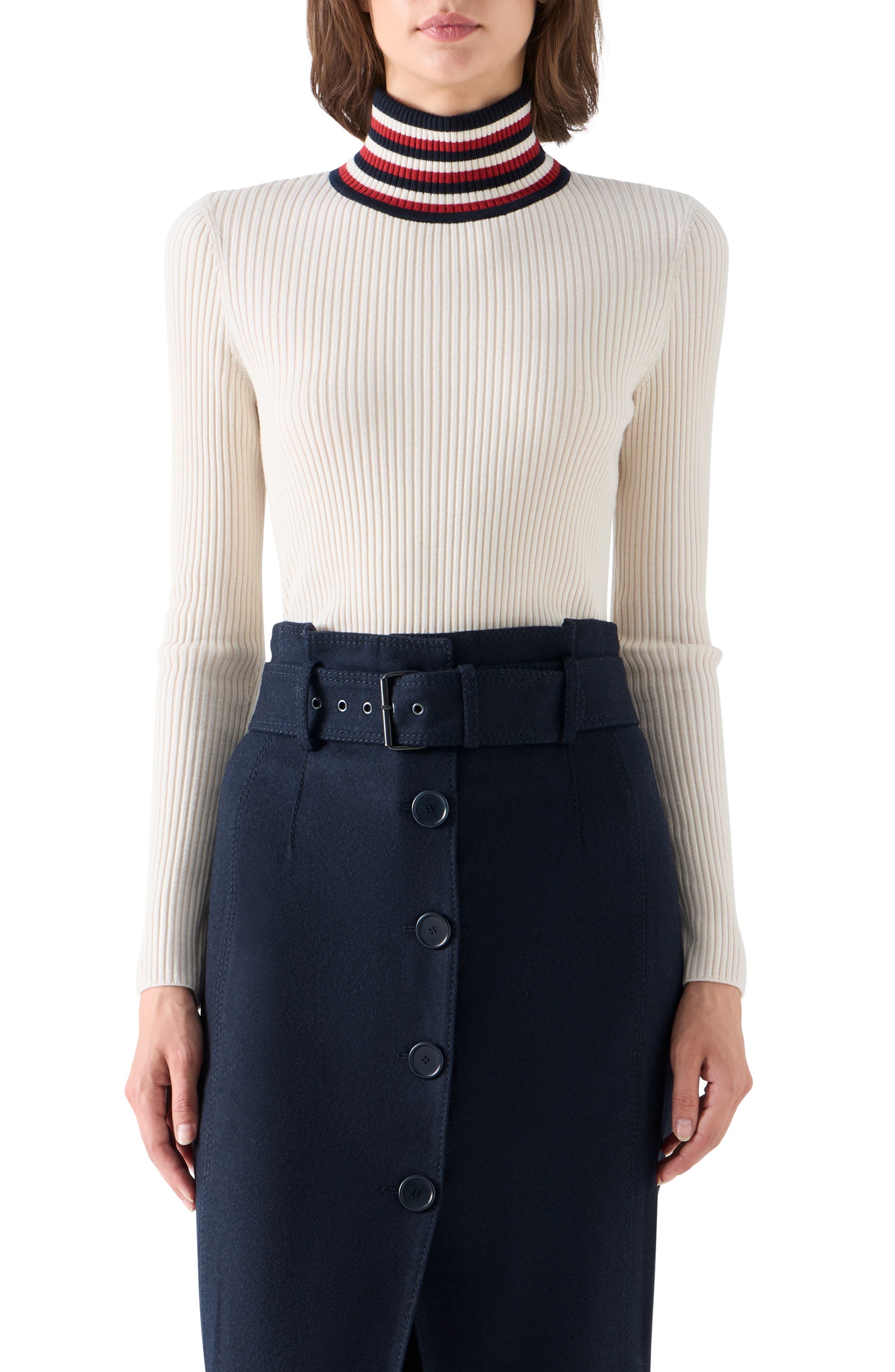 selected CREAM-NAVY-RUSTY RED