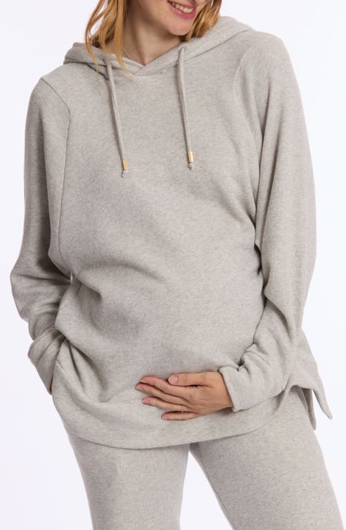 Cache Coeur Maternity And Nursing Hoodie In Gray