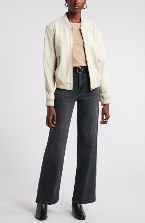 Nordstrom Pima Cotton Blend Crewneck T-shirt In Neutral