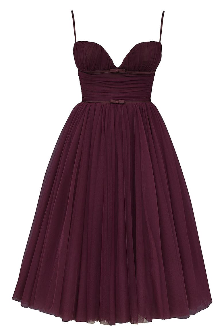 Countess Sleeveless Tulle Midi Dress (Women) | Nordstrom