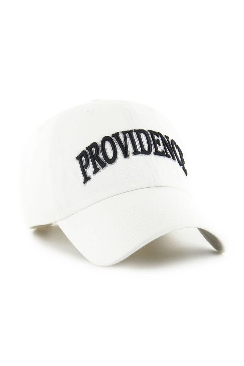 Men's '47 White Providence Friars Clean Up Adjustable Hat, Alternate, color, White