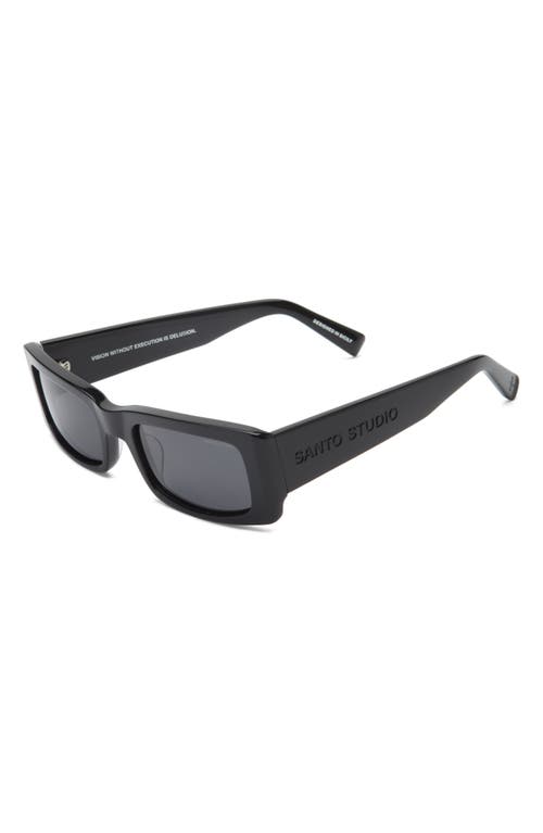 Santo Studio Forma Polarized Rectangular Sunglasses
