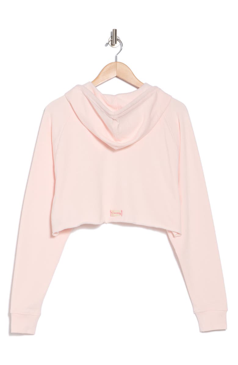 PUMA x Lemlem Crop Graphic Hoodie, Alternate, color, Frosty Pink