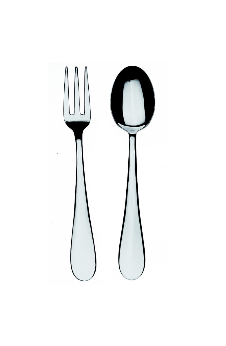 Mepra Natura Serving Set - 2 Pieces, Main, color, Silver