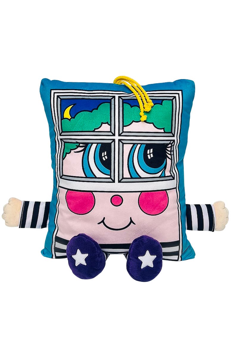 Window Rattler Plush, 2In1 Toy & Pillow, Main, color, Multicolored