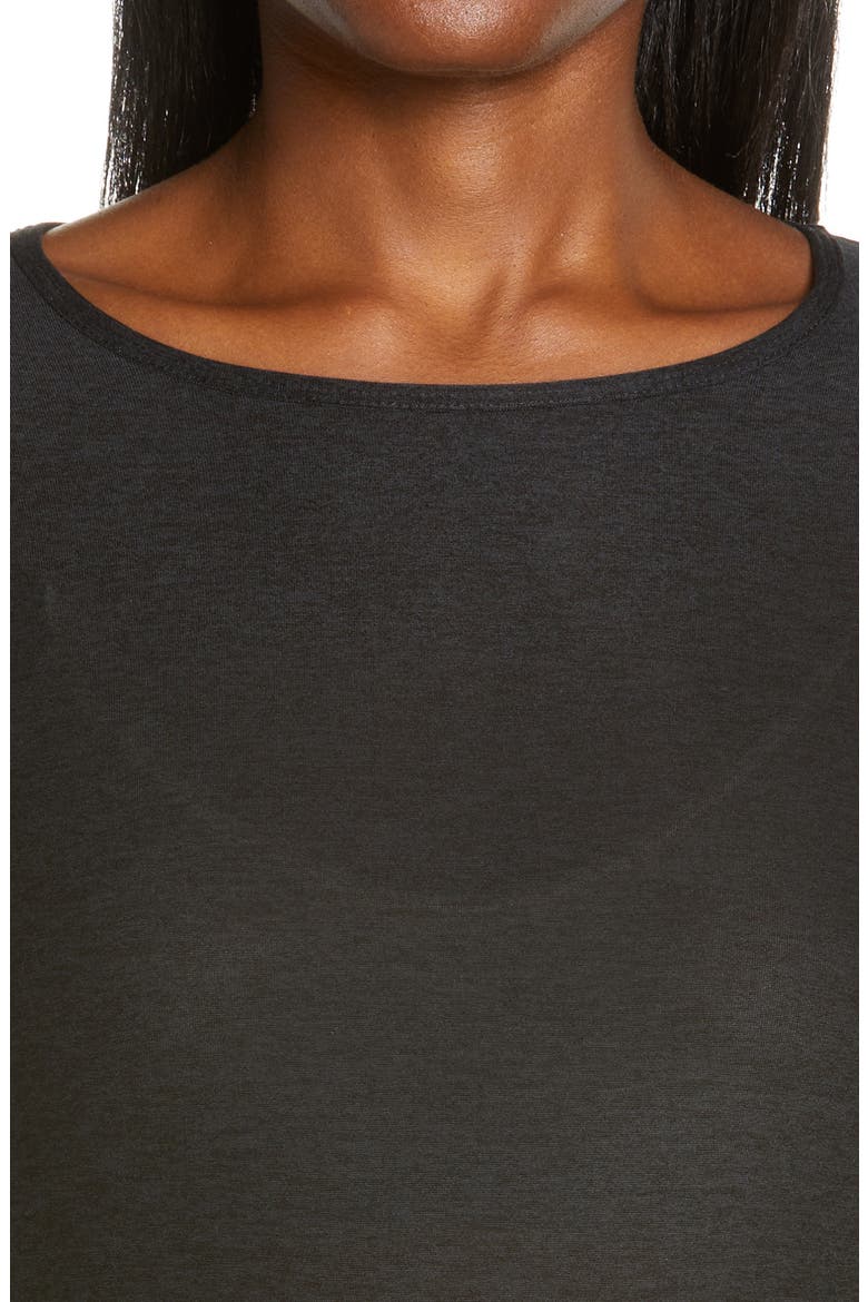 Classic Crewneck Maternity Pullover, Alternate, color, DARKEST NIGHT