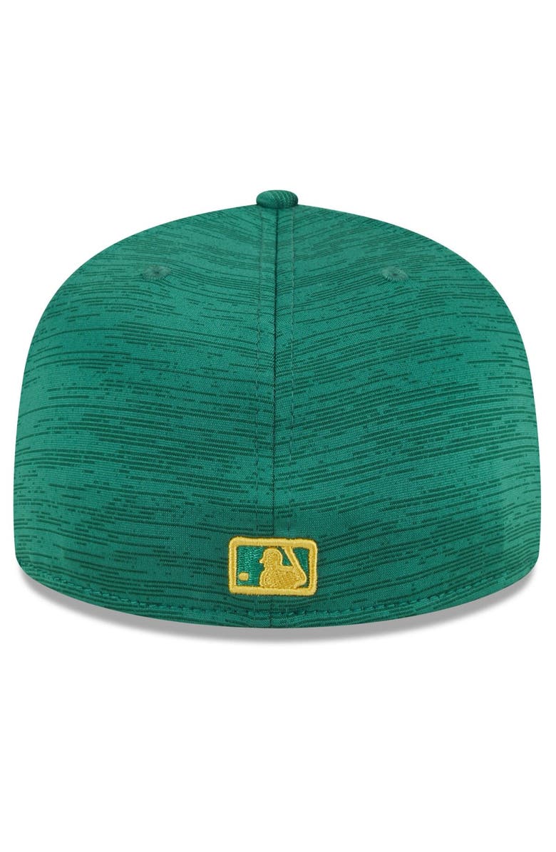 New Era Men's New Era Green Oakland Athletics 2024 Clubhouse 59FIFTY Fitted Hat, Alternate, color, Green