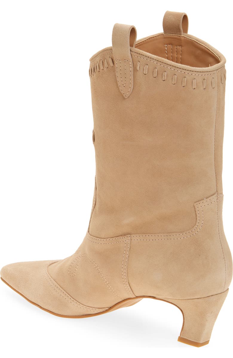 Dolce Vita Tavla Western Boot, Alternate, color, Camel Suede